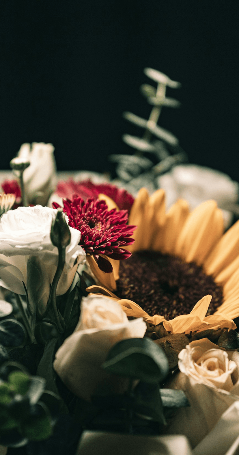 Funeral flowers arrangement